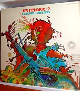JIMI HENDRIX - ELECTRIC LADYLAND Rare FRENCH Unique Sleeve 1975 Press VINYL 2xLP - Picture 1 of 12