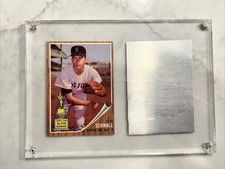 1962 Topps Don Schwall All-Star Rookie #35 Boston Red Sox And Printing Plate!!