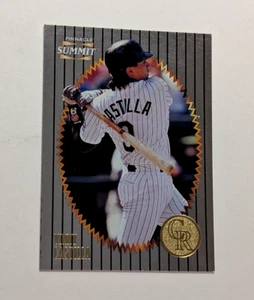 1996 SUMMIT FOIL, BASEBALL, VINNY CASTILLA, #129, ROCKIES, NRMT - Picture 1 of 2