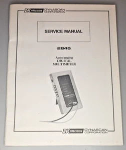 Vintage B K 2845 Multimeter Service Manual - Schematics - Parts List - Schematic - Picture 1 of 1
