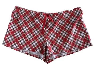 Vintage Xhilaration Women’s Lounge Shorts - Size L - Red Plaid-New without tags - Image 1 of 2