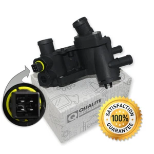 THERMOSTATGEHÄUSE + THERMOSTAT FÜR VW POLO 6N GOLF 3 III CADDY VENTO 1.0 1.4 1.6 - Bild 1 von 2