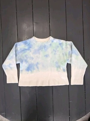 Suéter Anthropologie Mujer XS Tie Die Azul - The Cashmere Collection Foto 1 de 4