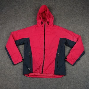 Lands End Jacket Girls Small Pink All Weather Waterproof Rain Coat Snow Wear 6 8 - Picture 1 of 18