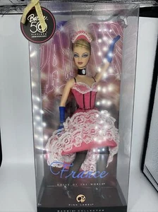 Barbie Dolls of the World Series France Pink Label N4972 New Box - NUOVA - Imagen 1 de 4