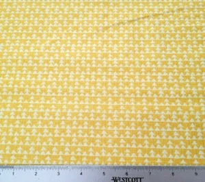 20" Bloom Amylee Weeks Quilting Treasures Golden Yellow Geometric - Picture 1 of 3