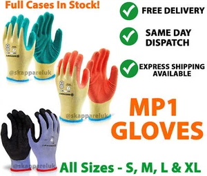 100 Paar x Click 2000 MP1 Griff Handschuh Latex palmenbeschichtet Builder Griff orange - Bild 1 von 4