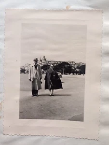 AZ790 photo circa 1954 Nice - couple en extérieur - Picture 1 of 1