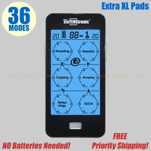 TENS Unit Machine Massager Full Body Shoulder Pain Muscle Ache Sciatica Relief - Picture 1 of 12