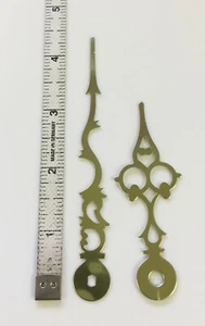 Reloj de batería de cuarzo de metal manecillas tono dorado 3 1/4 en hora 4 manecillas de 1/2 minuto - Imagen 1 de 3
