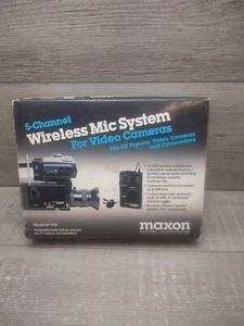 Maxon 5-Kanal kabelloses Mikrofonsystem für Videokameras & Camcorder Modell 49-VM - Bild 1 von 6