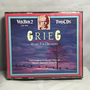 GRIEG: Norwegian Dances, Symphonic Dances, Holberg Suite, Peer Gynt suites 2 CDs - Foto 1 di 2
