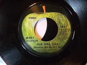 MARY HOPKIN Que Sera Sera APPLE 1823 Lbl Var.3-C Scranton Pressing -READ! - Bild 1 von 3
