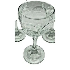 Stemmed Wine glass Pebbled Textured Cordial Cocktail - Picture 1 of 1