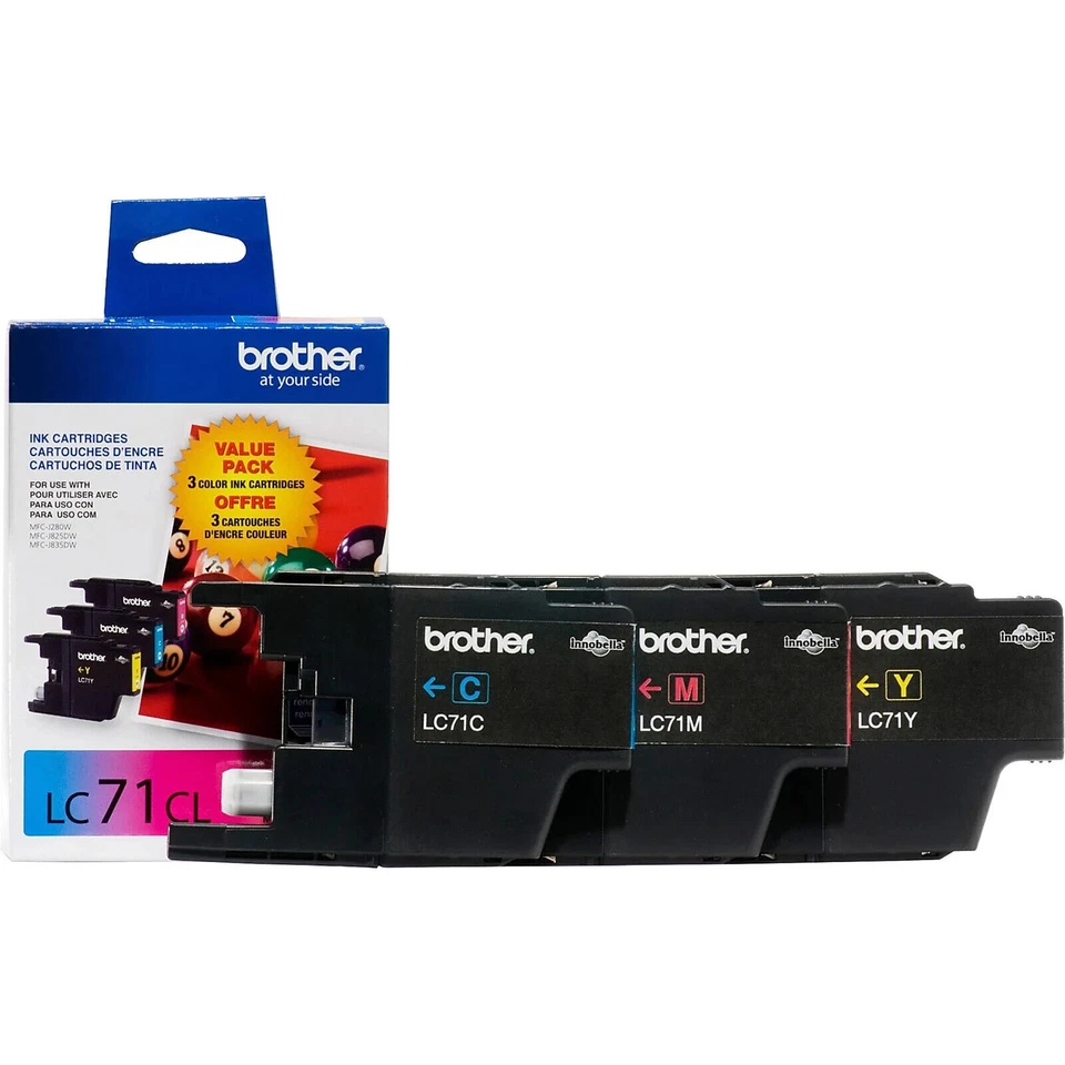 Brother LC713PKS Color Combo Ink Cartridges EXP 04/2023 - Image 1 of 1