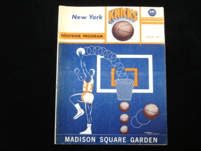 December 28, 1966 Los Angeles Lakers @ New York Knicks NBA Program - Image 1 of 4