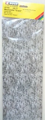 NOCH 57700 (51,98€/m²) Mauerplatte "Granit" H0 extra lang, 640 x 150 mm - Bild 1 von 3