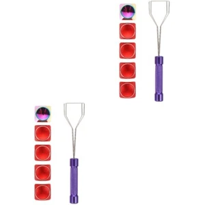  2 Sets Farbige Gradientenschlüsselkaps Schlüsselkappenabdeckungen - Bild 1 von 12