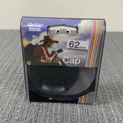 Vivitar Series 1 Lens Cap 62mm Black Snap on For Digital & SLR Cameras LC-62 - Image 1 of 4
