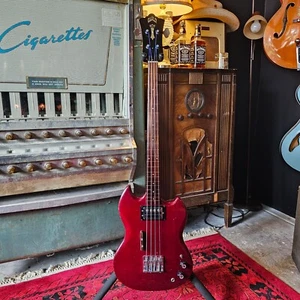 1973 Guild Jetstar JS-1 fretless Cherry - Picture 1 of 12