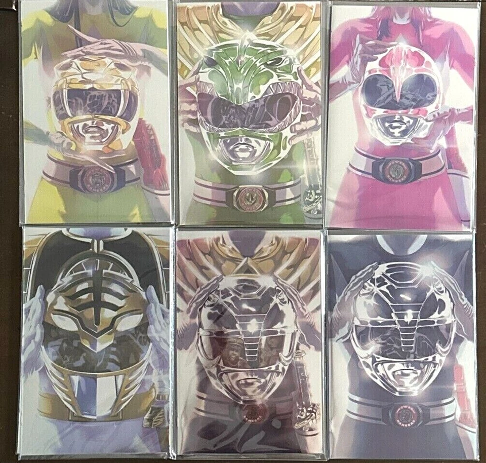 MIGHTY MORPHIN POWER RANGERS GONI MONTES FOIL VARIANTS BOOM! STUDIOS MIX & MATCH