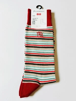 Rare NEW High Quality Adults Men's Official Uniqlo x JW ANDERSON Stripe Socks - Image 1 of 4