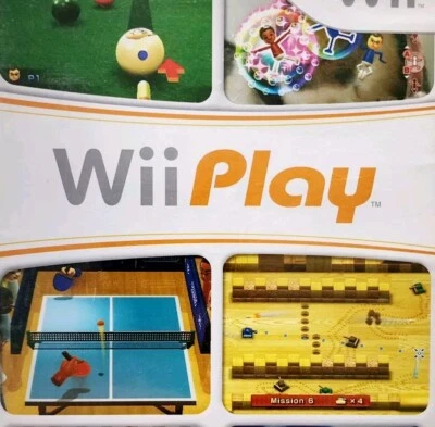Wii Play WIth Manual 2007 Nintendo Complete Video Game Sports Classic E86 - Image 1 of 3