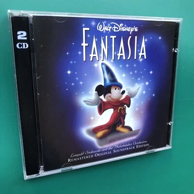 Walt Disney's FANTASIA Film Soundtrack OST 2CD REMASTERED Stokowski Mickey Mouse - Image 1 of 4