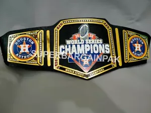 Houston Astros World Series 2022 Championship Wrestling Belt Adult Size - Picture 1 of 5