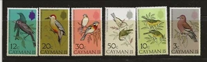 CAYMAN ISL. Sc 322-27 NH issue of 1974 - BIRDS - Picture 1 of 1