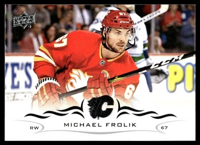 2018-19 Upper Deck #276 Michael Frolik Calgary Flames Hockey Card - Image 1 of 2