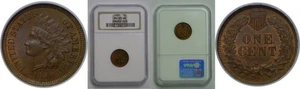 1880 Indian Head Cent   NGC MS-65 BN - Picture 1 of 3
