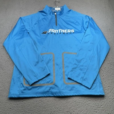 Chaqueta Carolina Panthers Para Hombre Extra Grande Azul NFL Fútbol Reebok On Field Foto 1 de 4