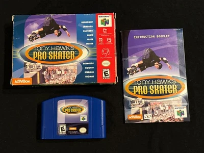 Tony Hawk's Pro Skater (Nintendo 64, 1999) В коробке Руководство в комплекте CIB N64 - Изображение 1 из 4