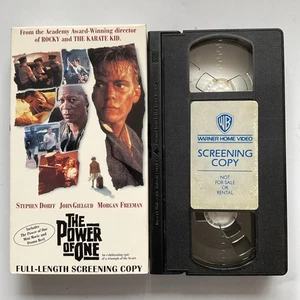 The Power of One - Morgan Freeman (VHS, 1992) Full Length Screener Copy - Picture 1 of 5