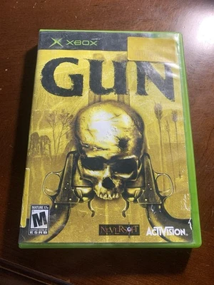 Gun (Original Xbox, 2005 Activision) Game No Manual Western Action RPG UNTESTED - Image 1 of 4