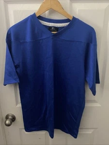Zara Man Royal Blue Pullover Jersey Style Shirt Size Medium - Picture 1 of 4