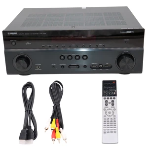 Yamaha HTR-7065 7.2 Channel Natural Sound AV Receiver HDMI Out + Remote - Bundle - Picture 1 of 15