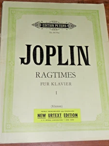 Joplin Ragtimes I For Piano - Edition Peters 9678a - Bild 1 von 2