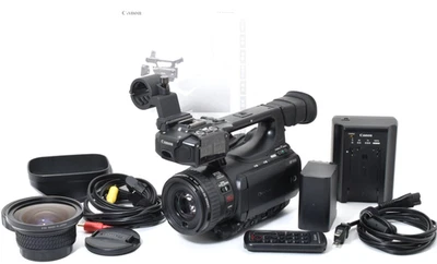 [MINT w/Hood] Canon XF100 HD Professional Camcorder Video Camera JAPAN - Image 1 of 4