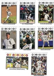 2008 Topps 1&2 Chicago White Sox Team Set Paul Konerko Thome Pierzynski Crede 20 - Picture 1 of 1