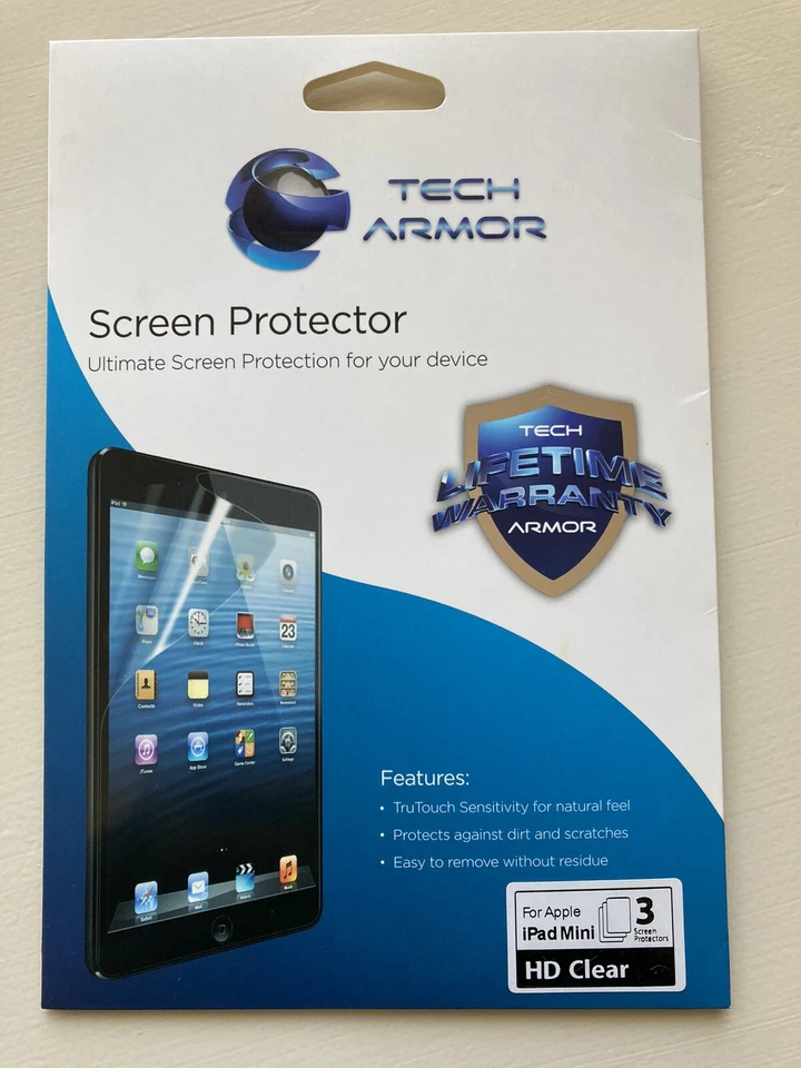 Tech Armor Ultimate Screen Protection for Your iPad Mini w/Tru Touch Sensitivity - Image 1 of 1
