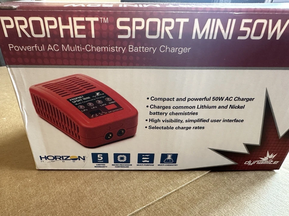 Dynamite DYNC2030 Prophet Sport Mini 50W Multichemistry Charger - Image 1 of 1