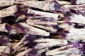 Amethyst Elestial Point 3" Metaphysical Healing Crystal Gemstone Crown Chakra - Picture 1 of 6