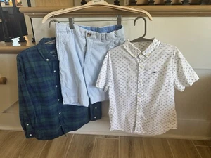 Boys Vineyard Vines Bundle - Button-Up Shirts (Size 7) & Shorts (Size 8) - Picture 1 of 8