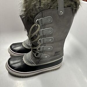 Sorel Joan of Arc Women Long Boots with Fur Lining Size 7.5 1708791052 [MP39]