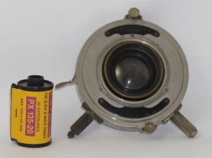 Goerz Dagor Series III No. 2 Foc 7 Inch 180mm f6.8 Brass Lens in Volute Shutter - Picture 1 of 5