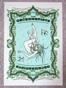 Tara McPherson Signed The Decemberists Sasquatch 2006 Silkscreen Poster - S/N - Picture 1 of 7