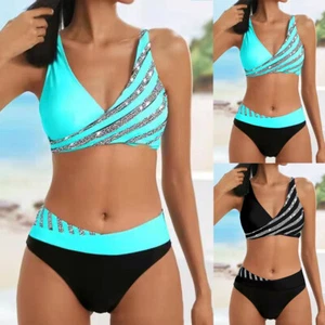 Mujeres Bikini 2 Piezas Acolchado Push Up Conjunto Bikini Traje de baño Traje de baño Traje de baño - Imagen 1 de 7
