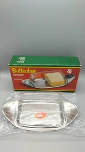 Butterdose Bauhaus Design Wagenfeld WMF Vintage 50/60 Jahre Cromargan neu - Bild 1 von 7